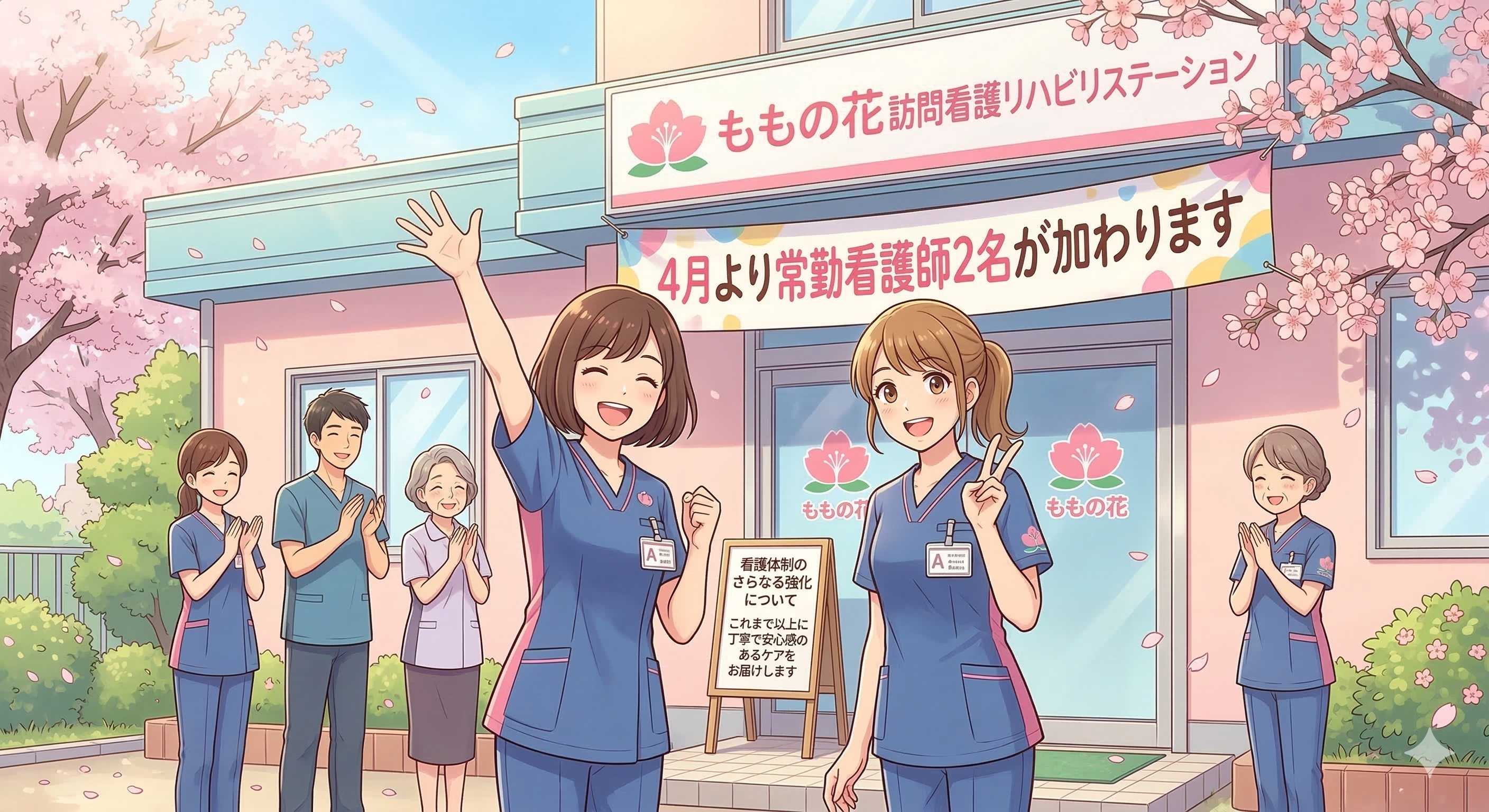 🌸 看護師チームが15名に！4月からさらに充実したケアを提供してまいります。の画像