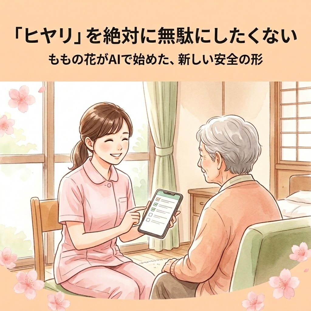 「ヒヤリ」を絶対に無駄にしたくない。ももの花が始めた、新しい安全の形🌸の画像
