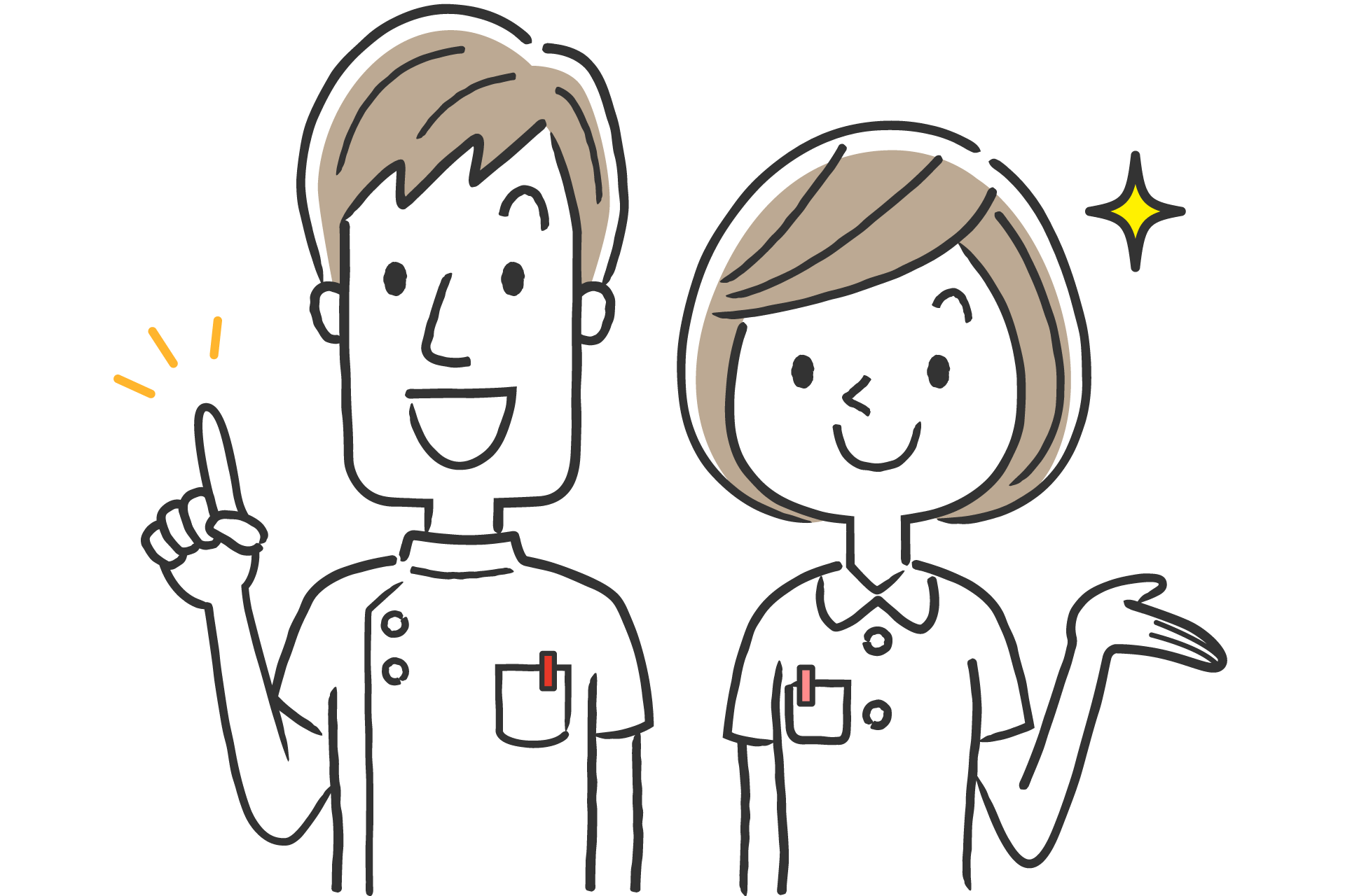 長年の経験を持つ心強いスタッフのイメージイラスト