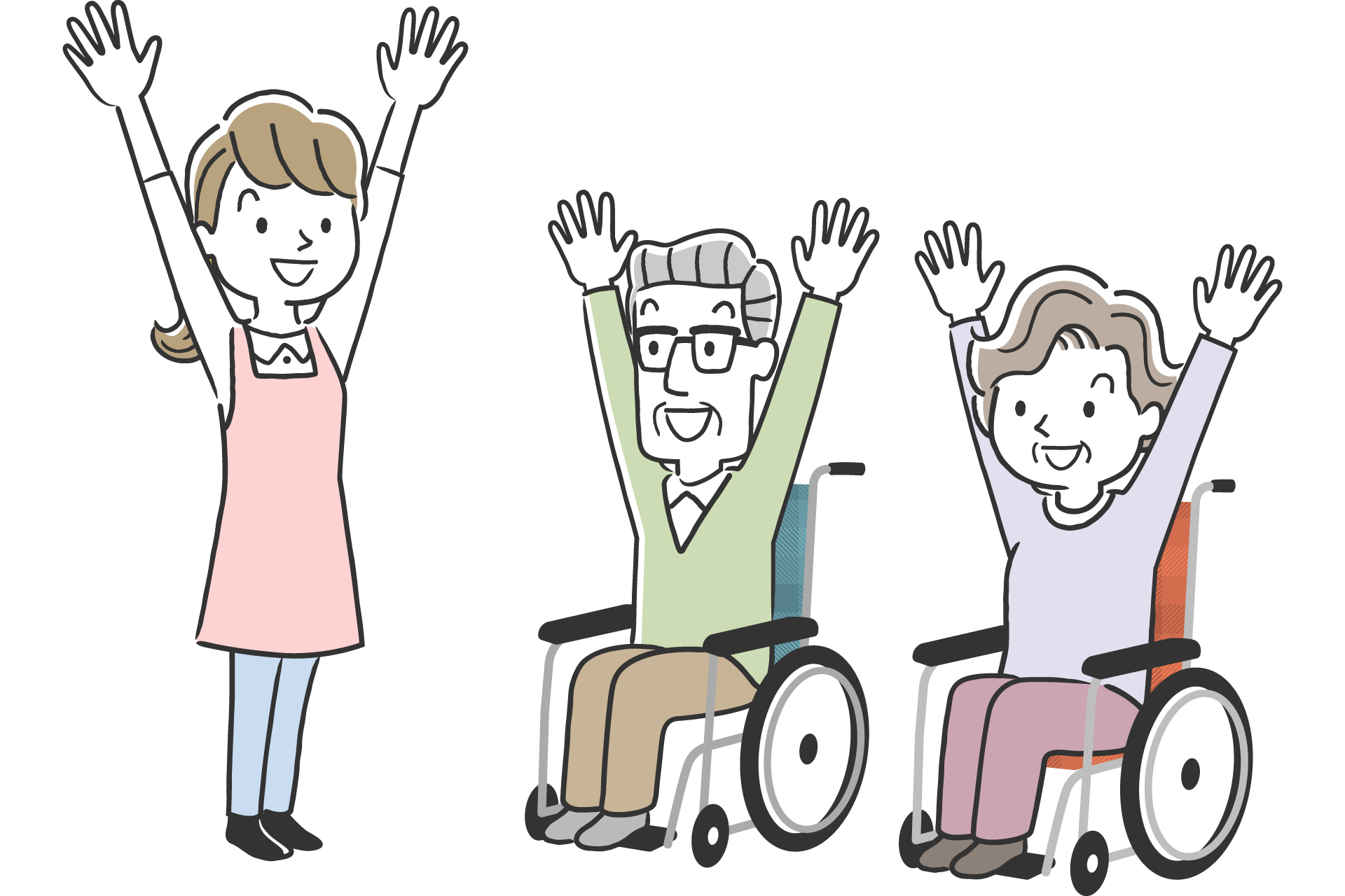 運動療法のイメージイラスト