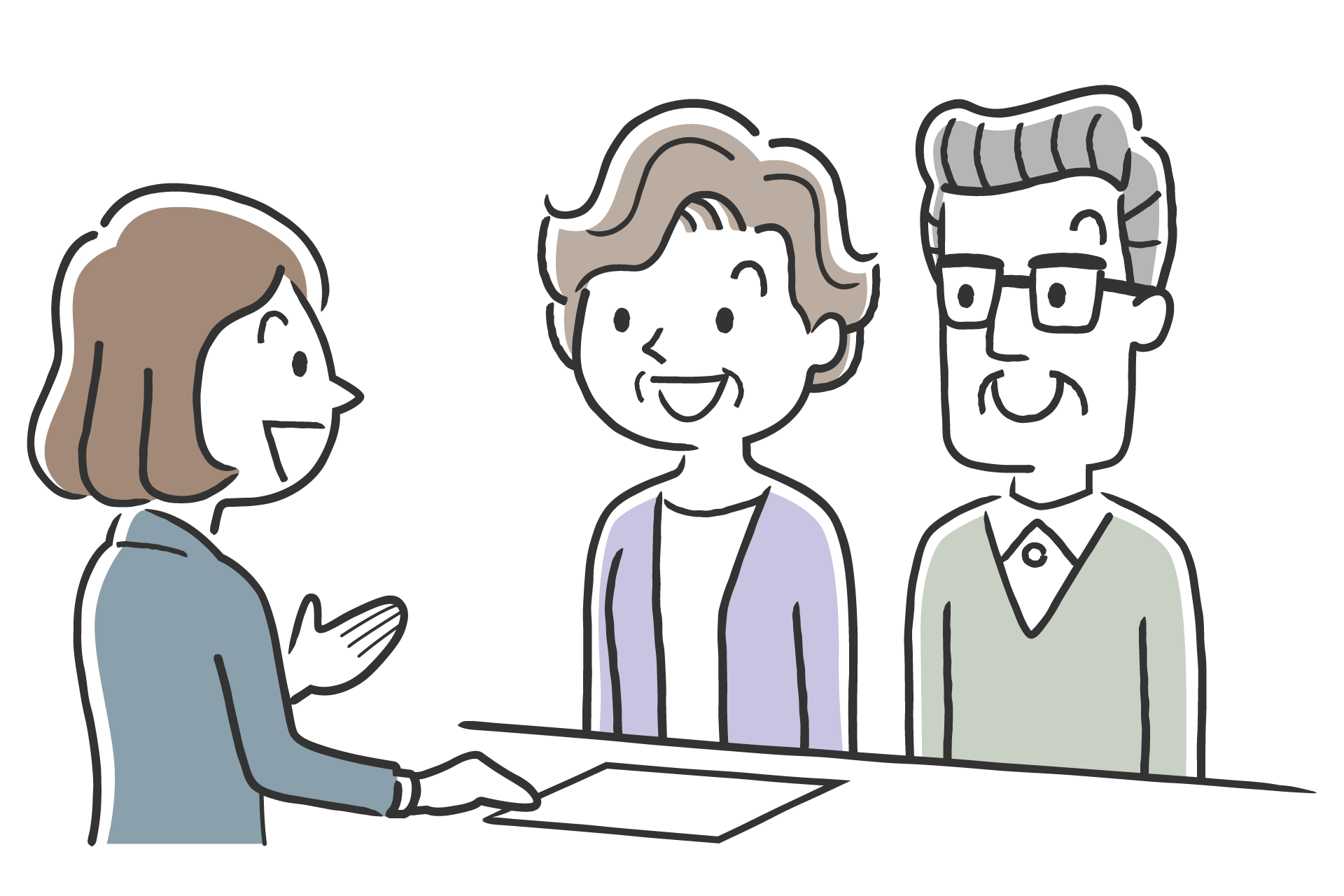 介助指導・福祉用具や環境の調整のイメージイラスト